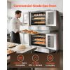 Double Deck Gas Convection Oven, 14 cu.ft Full-Size Commercial Convection Oven, 40,000 BTU x 2 Powerful Burners